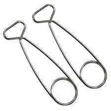 Ganchos para utensilios de gancho de acero inoxidable de 2 piezas para colgador de camping de cocina