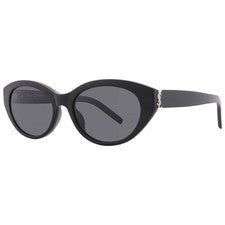 Gafas de sol Saint Laurent negras ovaladas para dama SL M148 001 54 SL M148 001 54