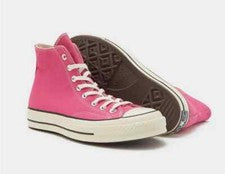 TOPS ALTOS CONVERSE CHUCK TAYLOR 70 DE LONA PARA HOMBRE - TODAS LAS TALLAS DEL REINO UNIDO - ROSA DE LA SUERTE A04594C