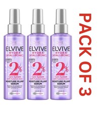 L'oreal Elvive HYDRA HYALURONIC 2% Sistema de Cuidado Hidratación Relleno Suero 150 ml X3 450