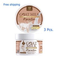3x CARISTA Tratamiento Capilar Leche de Cabra Queratina para Cabello Seco Dañado 500g Nutrir