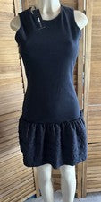 Mini vestido negro con rifa Fashion Nova para mujer talla L