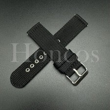 Correa de reloj de liberación rápida con orificio de acero de lona de 18 20 22 mm para Timex BK