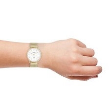 Oozoo Reloj De Pulsera Para Dama Timepieces Analógico De Metal Dorado UOC9911A