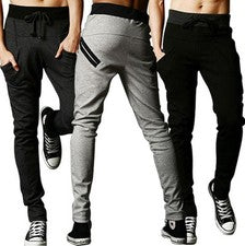 Coreano Para Hombres Informal Suelto HIP HOP Baile Jogger Deportes Pantalones para Sudar Harén Pantalones