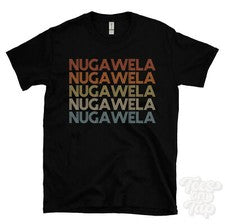 CAMISETA NUDRAT ESTILO RETRO REPETIDO Hombre y Mujer Novedad Genial Nombre Regalo