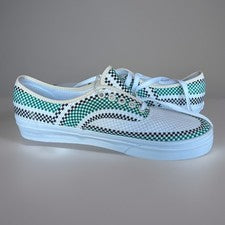 Furgonetas Talla 9 y 9.5 Tablero de Cuadros Verde Con Cordones 507452