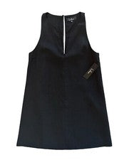 Nuevo con etiquetas Vestido Lulu’s Clásico Negro Mini Columpio Sin Mangas Para Mujer Talla Pequeña NUEVO Forrado