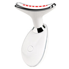 Terapia de Luz Roja para Rostro, Varita de Luz Facial LED de 7 Colores Cuidado de la Piel Masaje en el Hogar