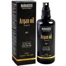Aceite de argán orgánico MARRAKECH prensado en frío 100 ml con accesorio de pulverización 100% puro BIO n...