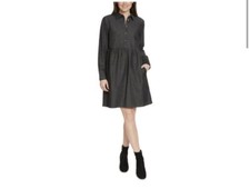 Nuevo vestido de algodón suave cómodo con bolsillos laterales Nine West para mujer talla XL