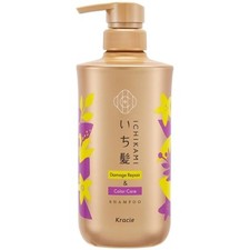 Champú Kracie ICHIKAMI reparación de daños y cuidado del color 480 ml