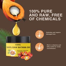 Aceite de batana natural 120 g para el crecimiento del cabello tratamiento de pérdida de cabello hombres mujeres cuidado