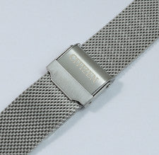 Para Reloj CITIZEN Correa de Malla Correa de Acero Milanés Cierre Hebilla Pulsera 18 - 22mm