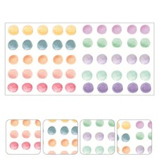 2 piezas encantadoras pegatinas de pared de puntos para decoraciones de pared autoadhesivas decoraciones para el hogar