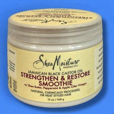 Aceite de ricino negro jamaicano Shea Moisture fortalecedor y batido mantequilla menta