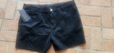 Pantalones Cortos Vaqueros Nuevos con Etiquetas WULFUL Para Hombre Negros Cómodos Moda Talla 42