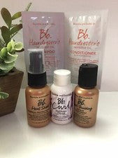 Crema rizadora reparadora de unión protector térmico para cabello Bumble & Bumble de 5 piezas + más juego de viaje