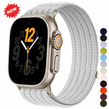Correa deportiva de nailon para Apple Watch Series 11, 10, 9, 8, 7, 5 6 - 1, SE, Ultra