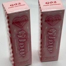Iluminador líquido Keennie GO2 Pink Sapphire Glowluxe, 0,14 fl oz. - Lote de 2