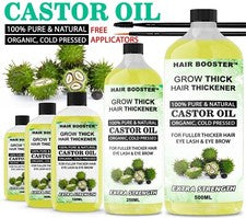 Aceite de ricino orgánico 100 % puro para pestañas ❤️ Cuidado corporal crecimiento del cabello cejas 🔥✅