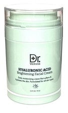 Nuevo Dr. Wellness - Crema facial iluminadora con ácido hialurónico - Bomba de 3,2 oz (95 ml)