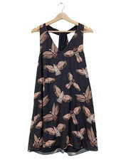 Vestido de verano Twist & Tango negro estampado integral talla 38 elegante