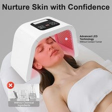 7 colores fotón luz LED terapia máscara facial PDT fotón terapia cuidado de la piel