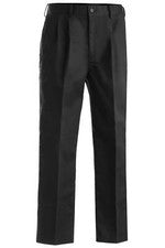 PANTALÓN CHINO PLISADO MEZCLADO NEGRO #2670 estilo hombre Edwards talla 28 longitud sin dobladillo