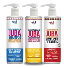 Kit Widi Care Juba: Champú + Acondicionador + Crema de Peinado / Kit con tres unidades