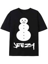 Camiseta Young Jeezy 100% Algodón Muñeco de Nieve Gráfico - Informal Estilo Hip Hop Cuello Redondo
