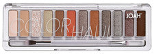 Paleta de sombras de ojos JOAH Beauty’s Color Haul 12 tonos #JET01 Smokeshow