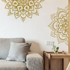 Pegatina de pared creativa para puerta plana para decoración del hogar diseño Eid Mubarak