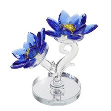 Adornos de flores de cristal simulado decoración para el hogar
