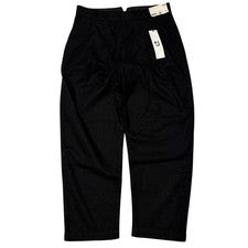 Pantalones Tuck UNIQLO +J Mezcla Lana Negros, Cintura 85cm Usados