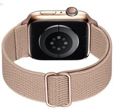 Correa de bucle de nailon elástica suave compatible con Apple Watch Series 38 40 41 42 44 45 46