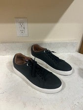 Calvin Klein Para hombres EE. UU. VARIAS TALLAS CMWIVLO-R Zapatillas Informales con Cordones Parte Superior Baja Negras