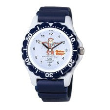 Reloj Citizen Q&Q George V51A-502VK Blanco Negro Personaje Analógico Unisex N...