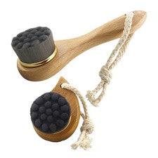 2 piezas Cepillo para el cuidado de la piel Cepillos faciales de limpieza para limpieza exfoliante facial