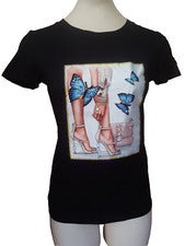 Nueva camiseta de moda para mujer talla S