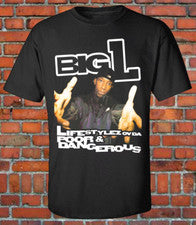 Camiseta BIG-L Rap Hip Hop Rapero Años 90 Retro Unisex Algodón