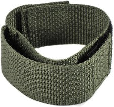 Correa de reloj militar negra cubierta correa protectora follaje verde