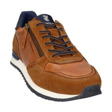 Zapatillas Hombre Salamander Cuero Marrón Casual E31ARW0214006300