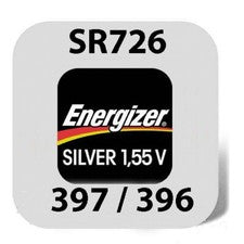 4x Energizer 397 / 396 Uhrenbatterie 1,55 V SR726W LR726 SR59 Batterie 31mAh