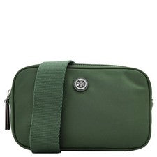 Bolso Cinturón Tory Burch Virginia Nylon En Albahaca 149530-312