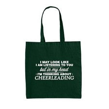 En Mi Cabeza Estoy Animando - Bolsa De Lona - Amor De Equipo De Animadoras