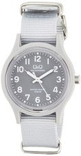 Reloj Solar Analógico Citizen Q&Q, Resistente al Agua 10 ATM, Correa de Nylon, E05A-004VK,