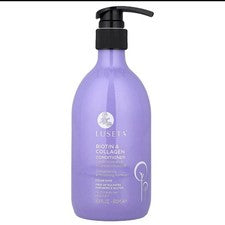 Acondicionador de biotina y colágeno, para cabello fino y seco, 16,9 fl oz (500 ml)