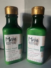 x2 Champú y acondicionador Maui Moisture cuidado del cabello espesar y restaurar fibras de bambú