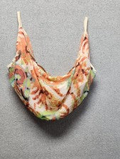 Bolsa Reutilizable Cosecha Jardín Boho Y2k Extremos Abiertos Diseño Geométrico